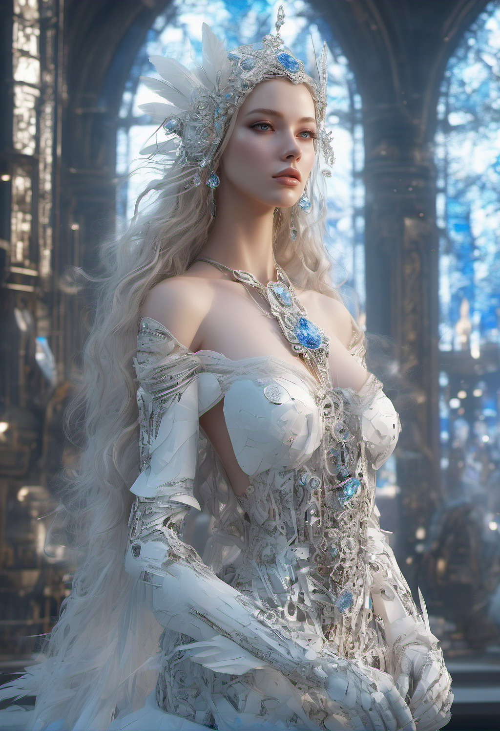 【AI系列】谁不喜欢绚丽的小宝石呢?皇冠女孩~