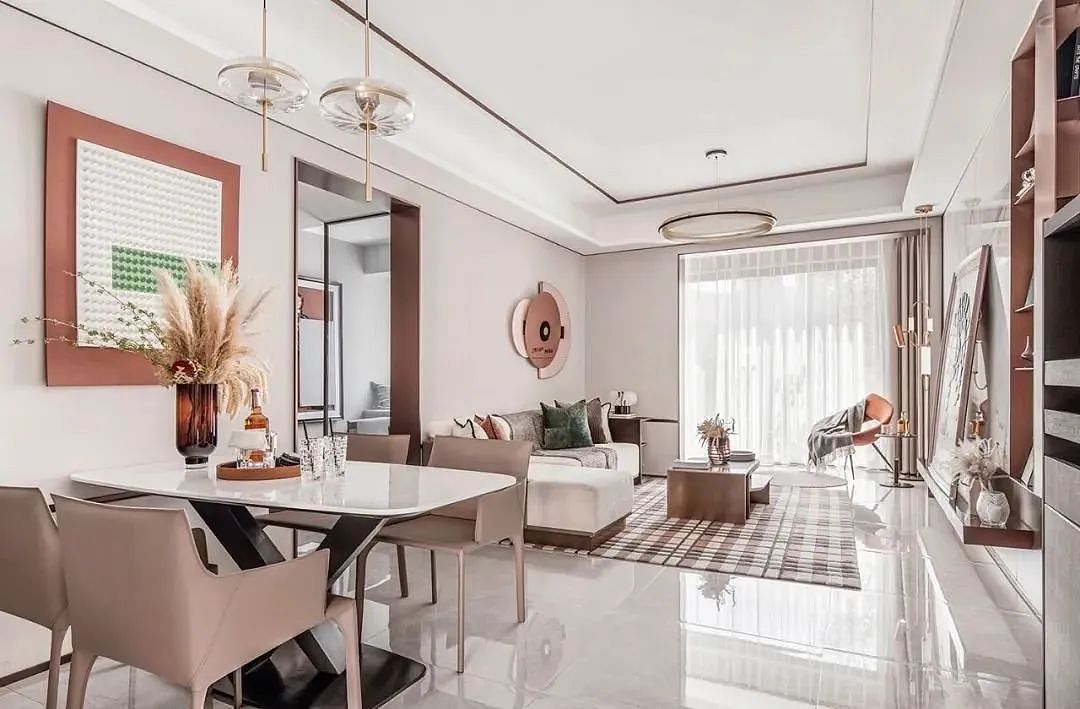 75平轻奢风案例,小户型也能玩出满满仪式感!