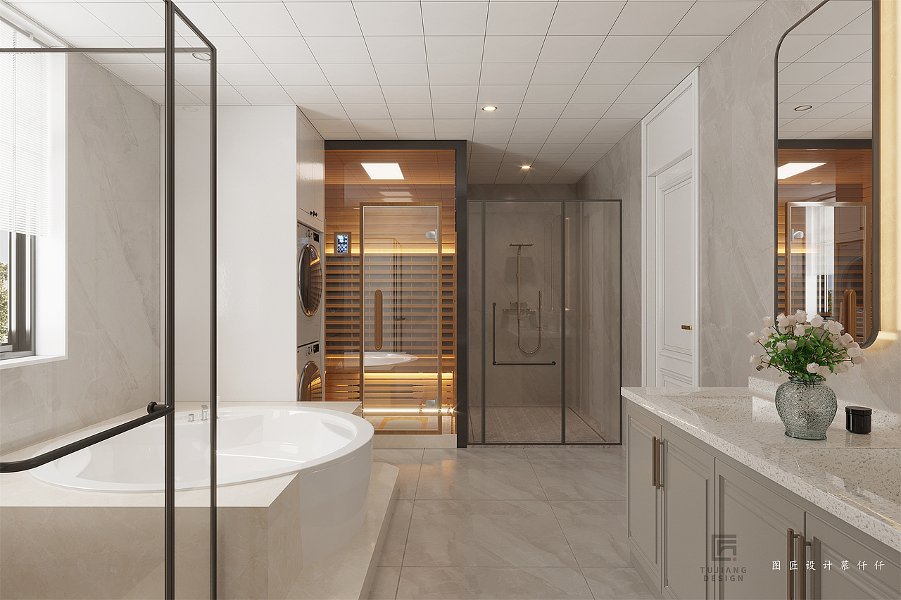 美式风,优化空间结构,设计有质感和浪漫的居家环境