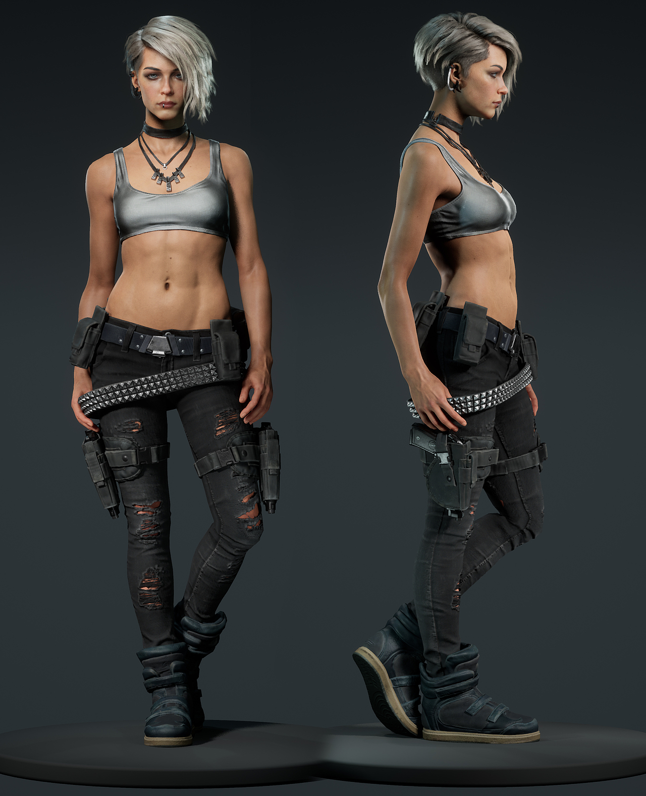 UE4女性角色练习（图ZMzQyNDIyMTUy） - 人物/生物 - 站酷设计师杜相伯原创素材 - 站酷ZCOOL