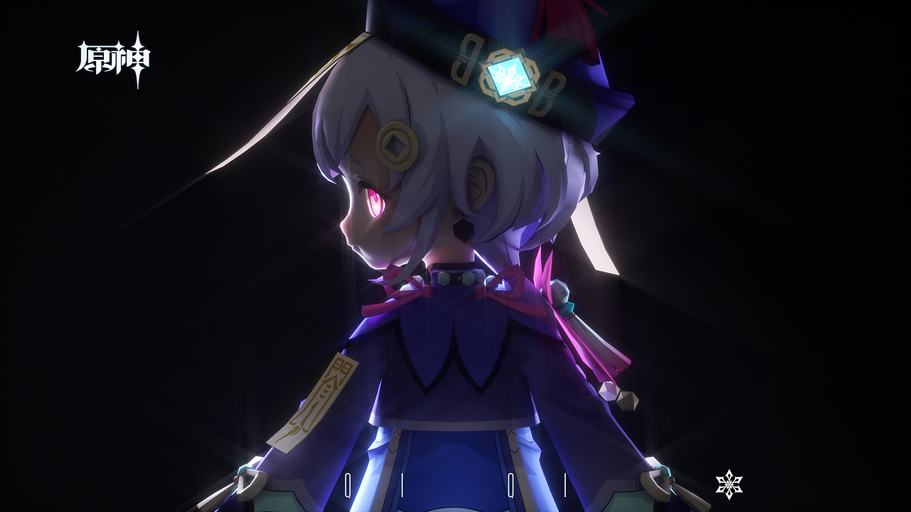 原神 绝美背影侧颜杀——五星角色篇女（看眼 猜角色）（图ZMzM3Njk3NjI0） - 场景 - 站酷设计师芒果刨冰原创素材 - 站酷ZCOOL