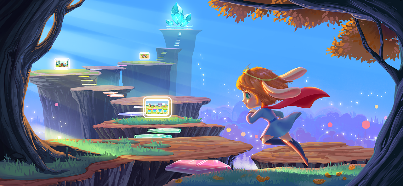 2021-Q版and扁平风格场景设定（图ZMzA2NTc5OTEy） - 概念设定 - 站酷设计师Christine霜原创素材 - 站酷ZCOOL