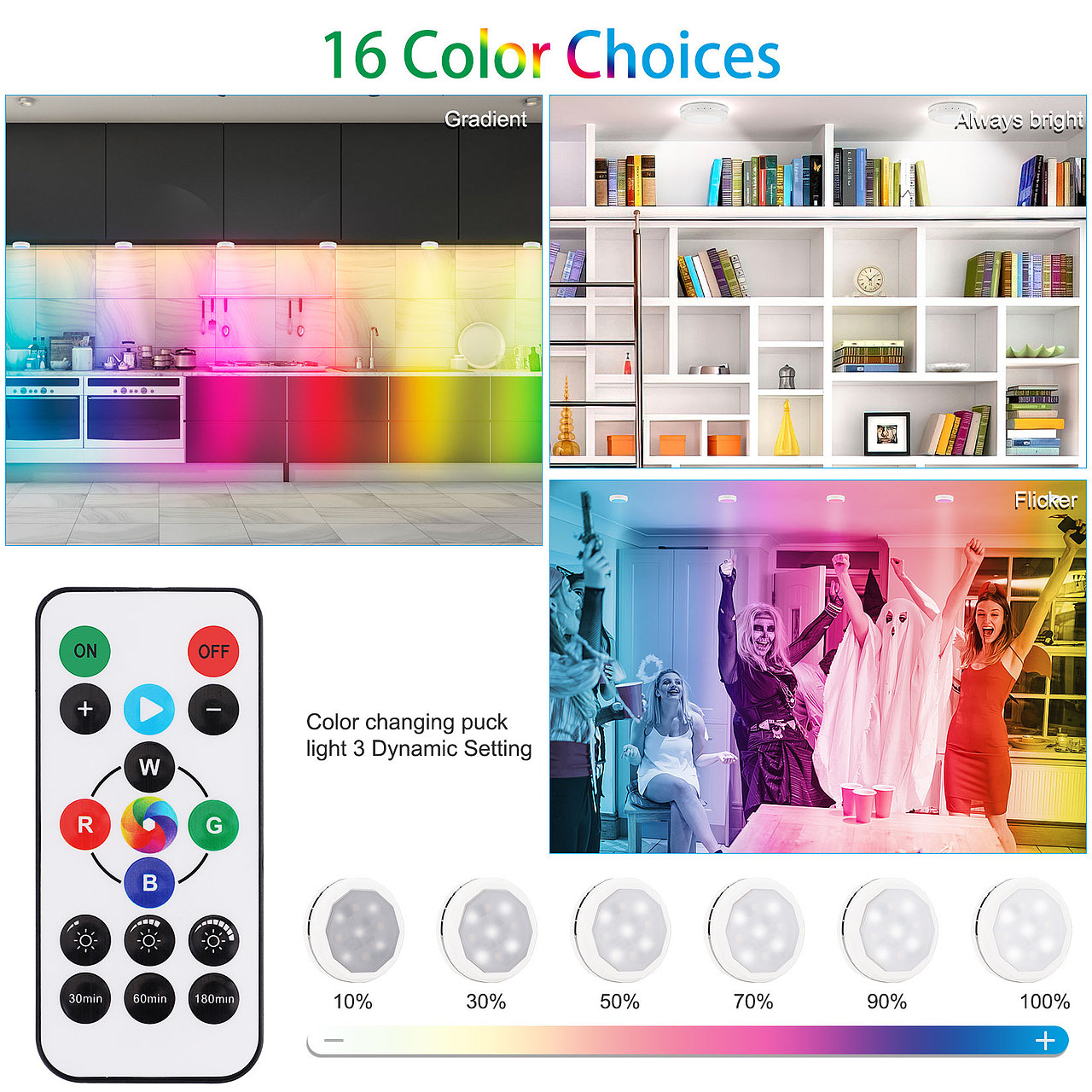 亚马逊-三色橱柜灯