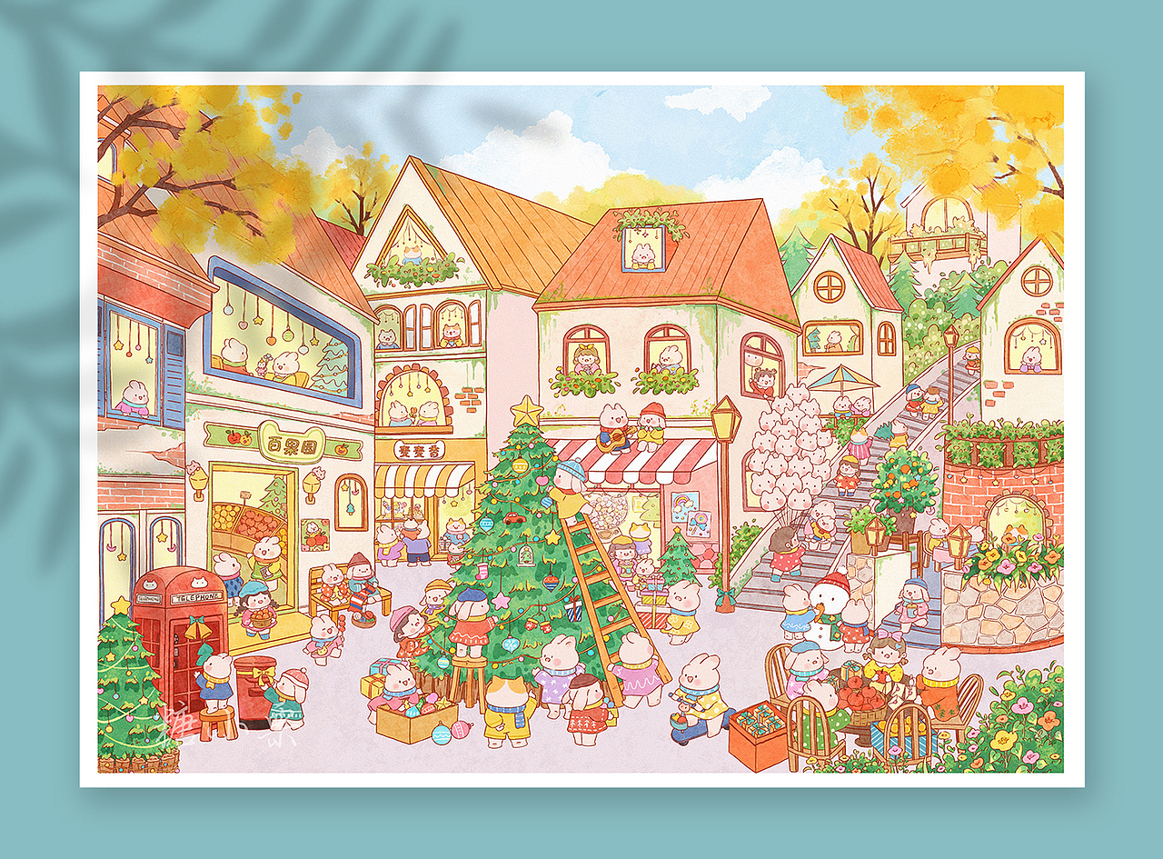 兔兔小镇欢乐圣诞节