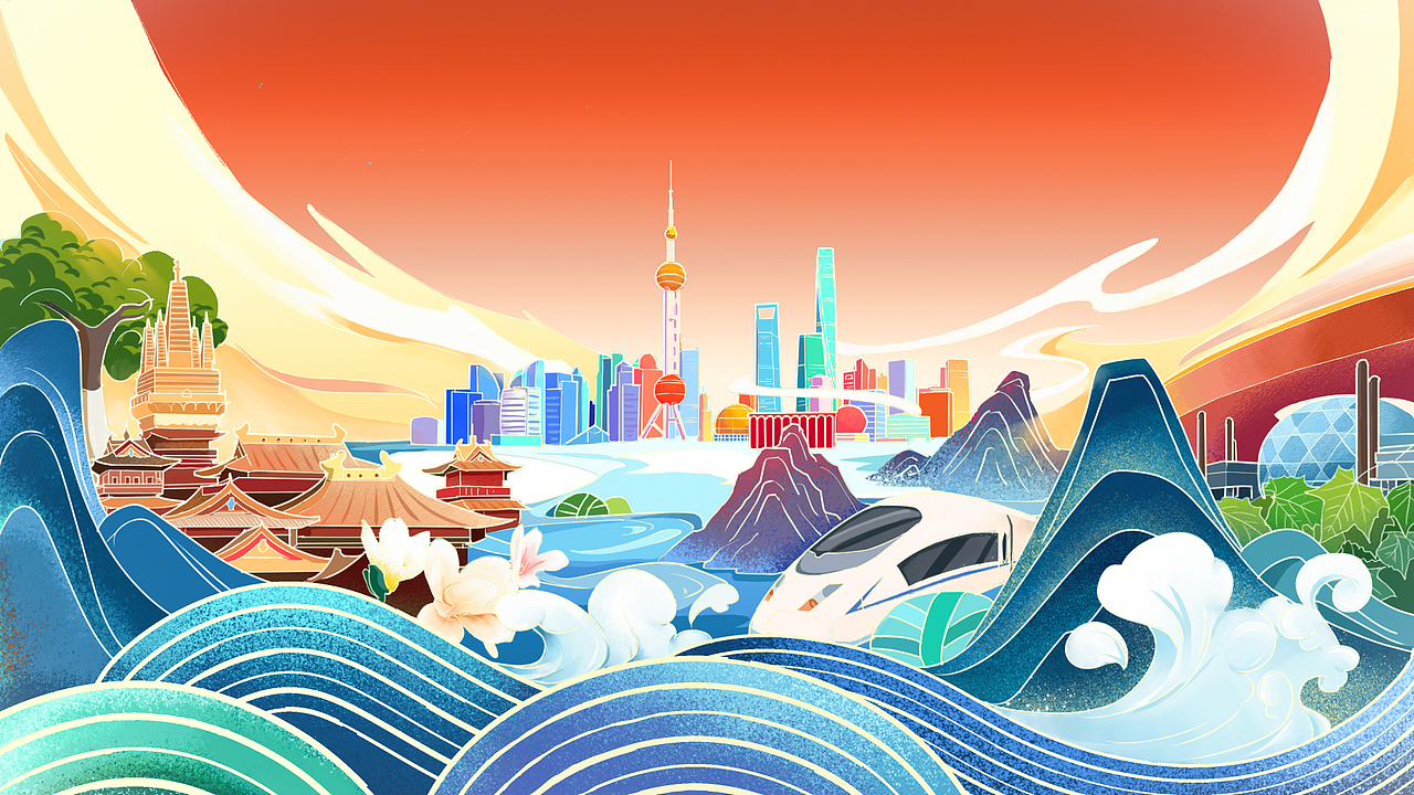 国风插画（图ZMzE5OTAyNTQw） - 商业插画 - 站酷设计师毛四mouse原创素材 - 站酷ZCOOL