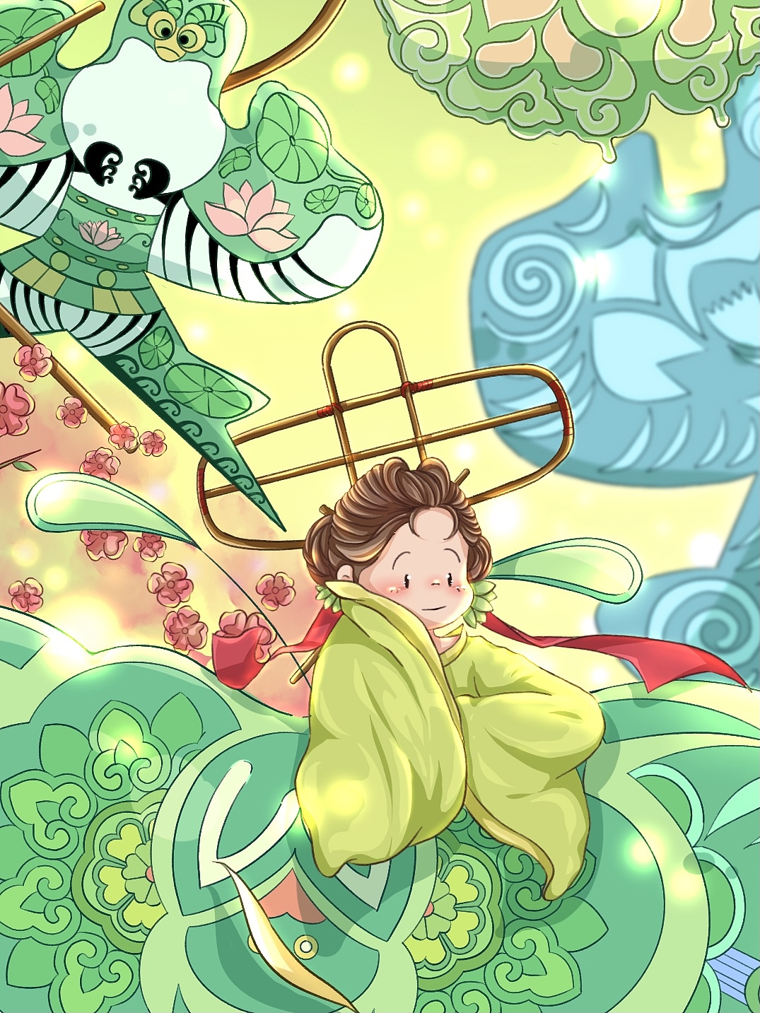 春夏秋冬（图ZMzM3MzU5NDA0） - 商业插画 - 站酷设计师杉小杉原创素材 - 站酷ZCOOL