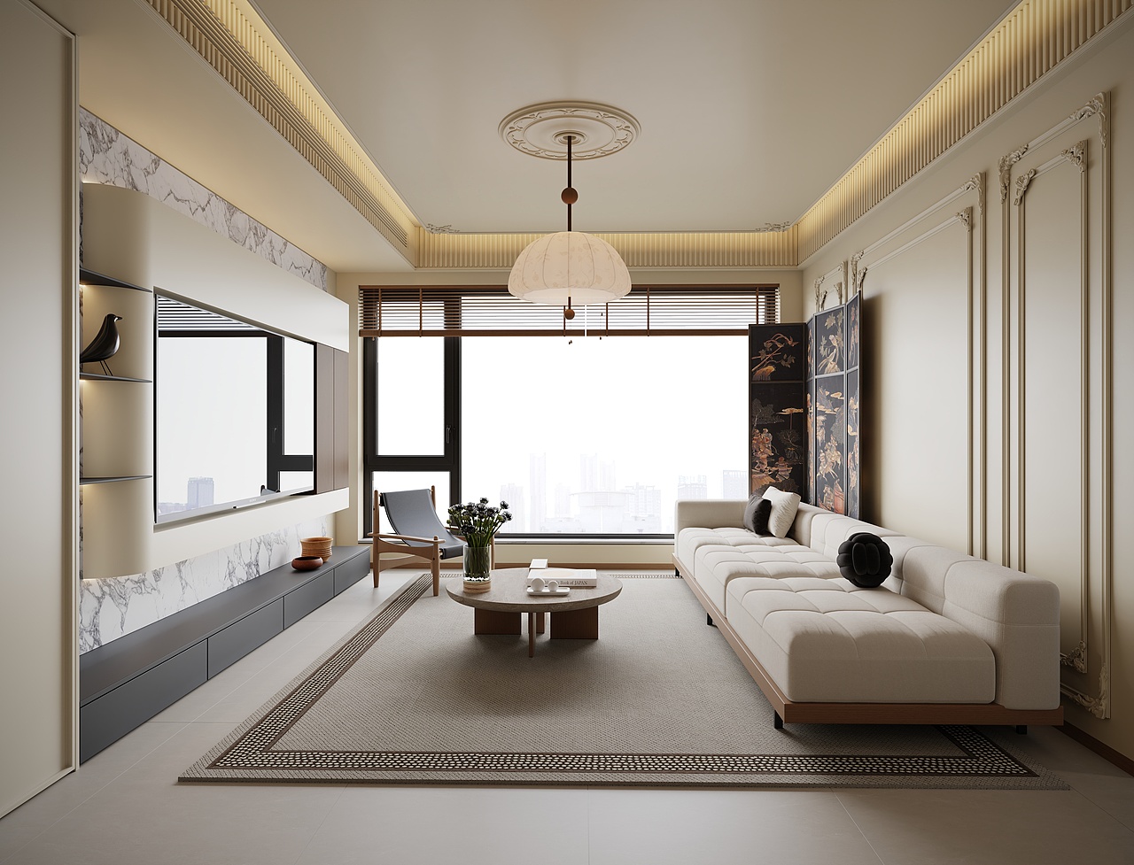 近期渲染 中古温馨小家（图ZMzY4MzMxNDMy） - 家装设计 - 站酷设计师止果视觉原创素材 - 站酷ZCOOL