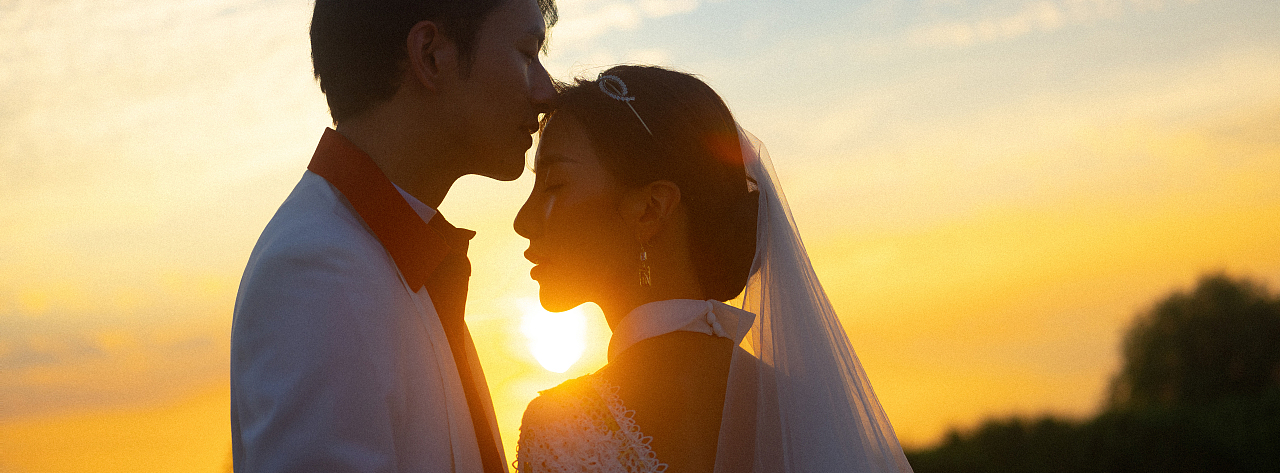 自然浪漫的电影感纪实婚纱照