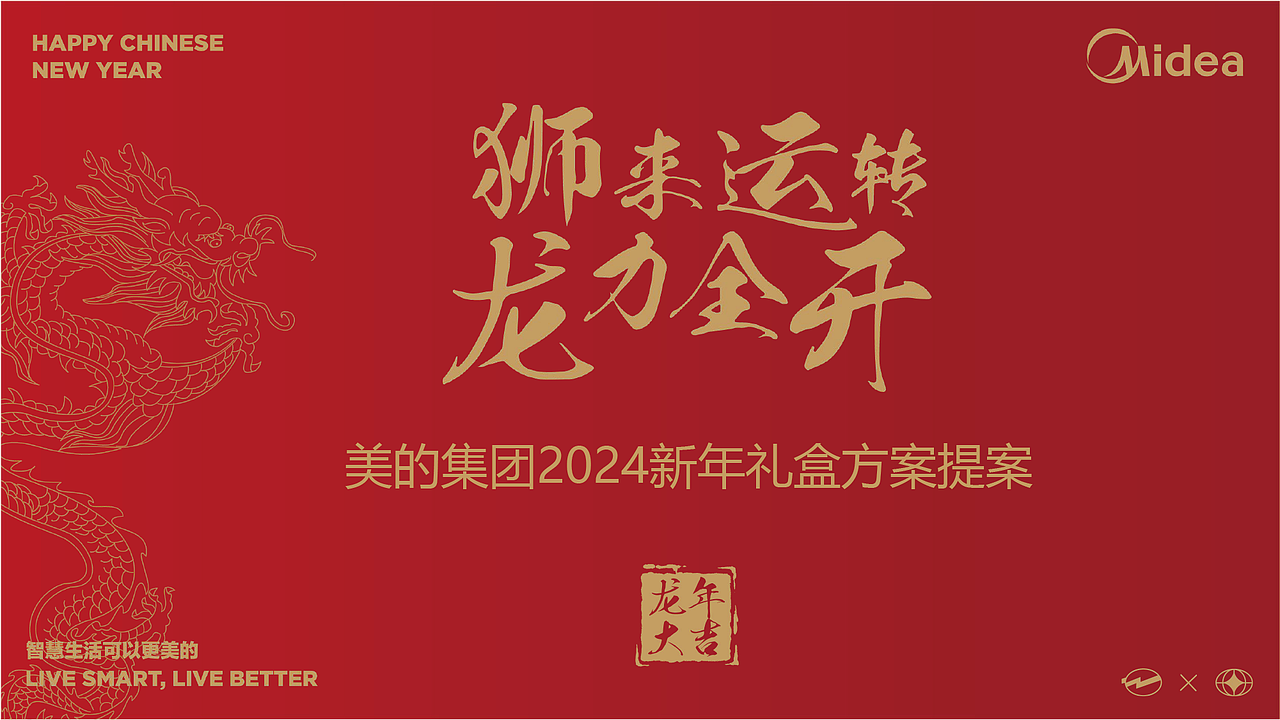 美的2024新年礼盒(比稿作品)