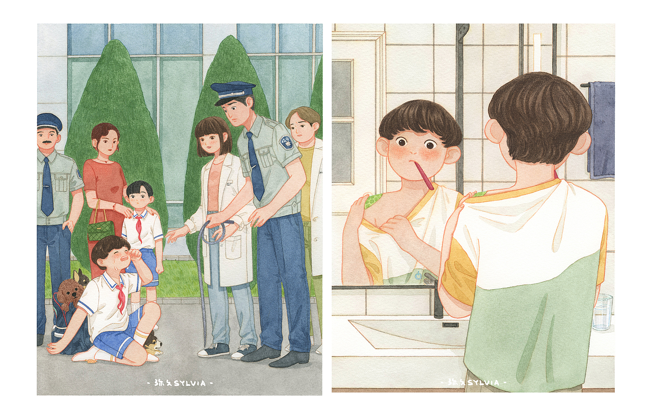 《生命奇迹》四册童书封面及内页插画合集