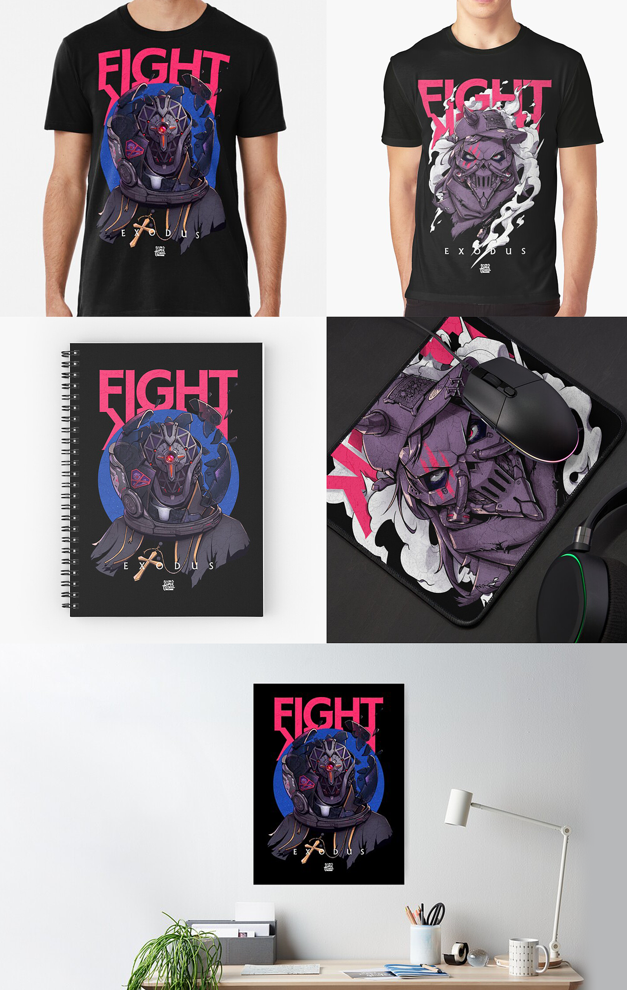 反抗系列插画(Fightback)第一弹:暴乱者&AI神父(图ZMjk3NjI4MzU2) - 新锐潮流插画 - 站酷设计师jellyfishzhi原创素材 - 站酷ZCOOL