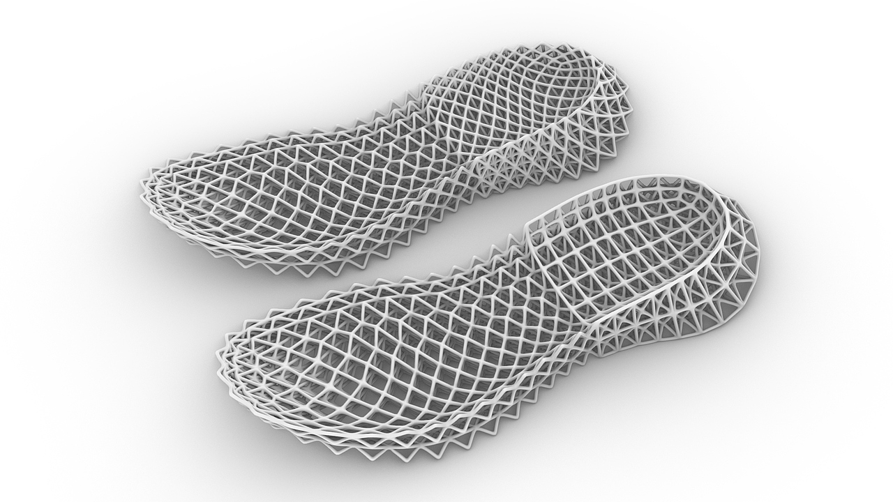 鞋,3d打印和参数化设计
