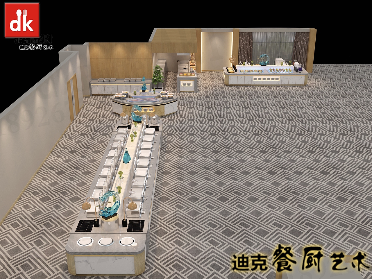 国内外餐馆移动布菲台 酒店餐厅设计装修 buffet（图ZMzYwOTU2ODI4） - 其他工业/产品 - 站酷设计师迪克自助餐台定制原创素材 - 站酷ZCOOL