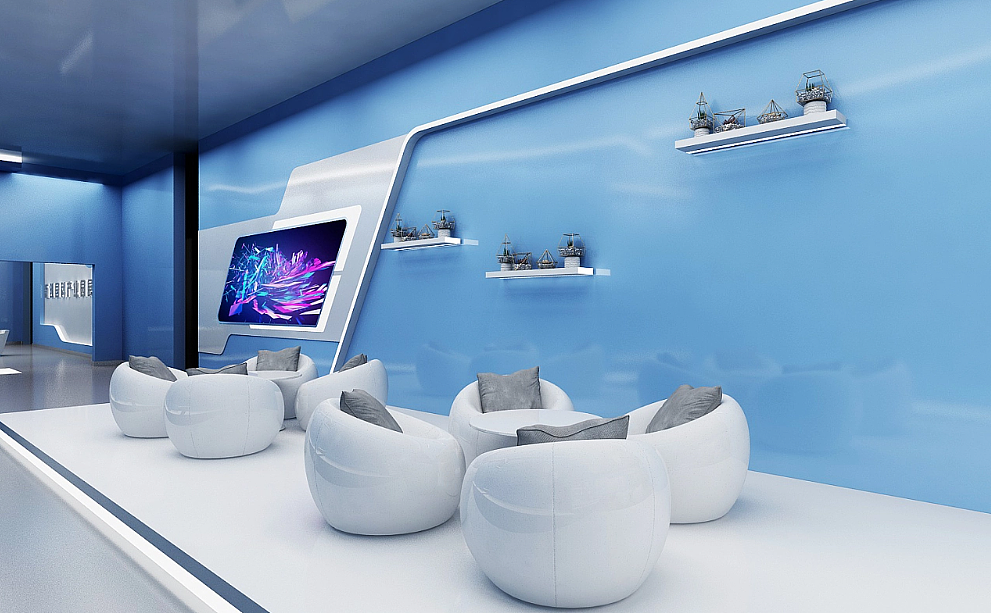 异形结构无人机展厅