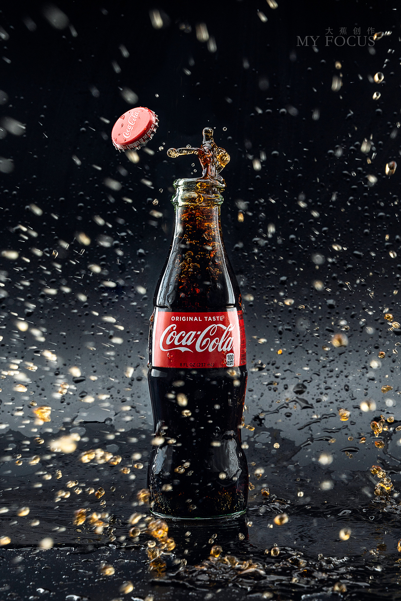 可口可乐 ｜ 饮料摄影 ｜ 大蕉创作（图ZMzE5NTc3ODUy） - 产品摄影 - 站酷设计师大蕉MYFOCUS原创素材 - 站酷ZCOOL