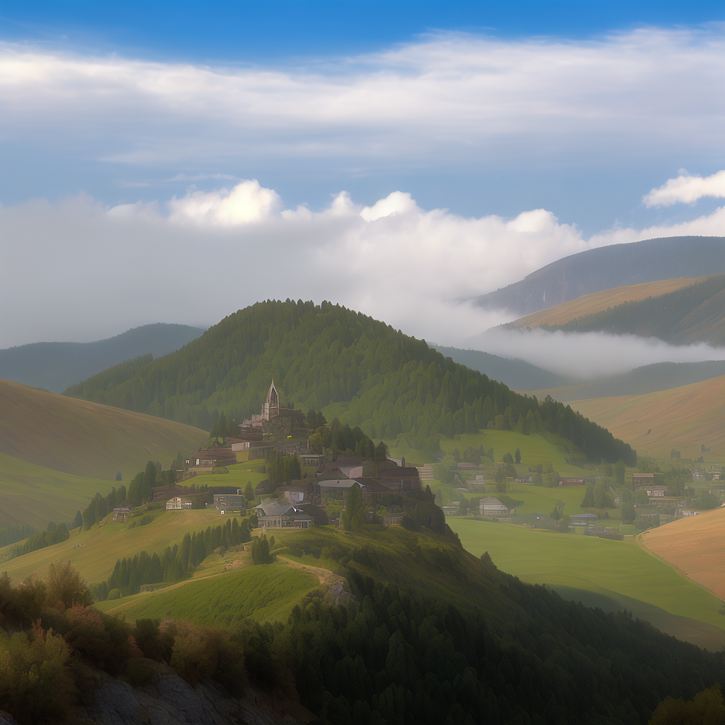 AI风景图片集人文历史地域文化地方旅游景区