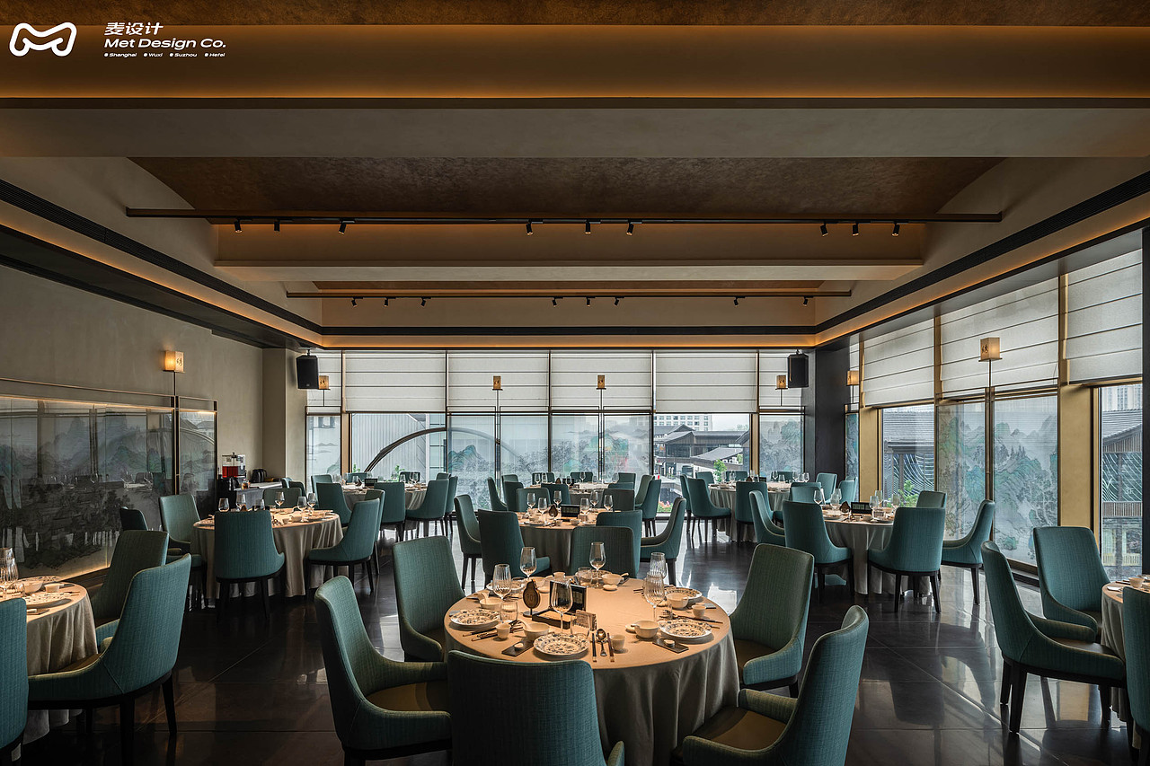 义乌婺州里·绣湖宴｜3000平沉浸式中式美学中餐厅