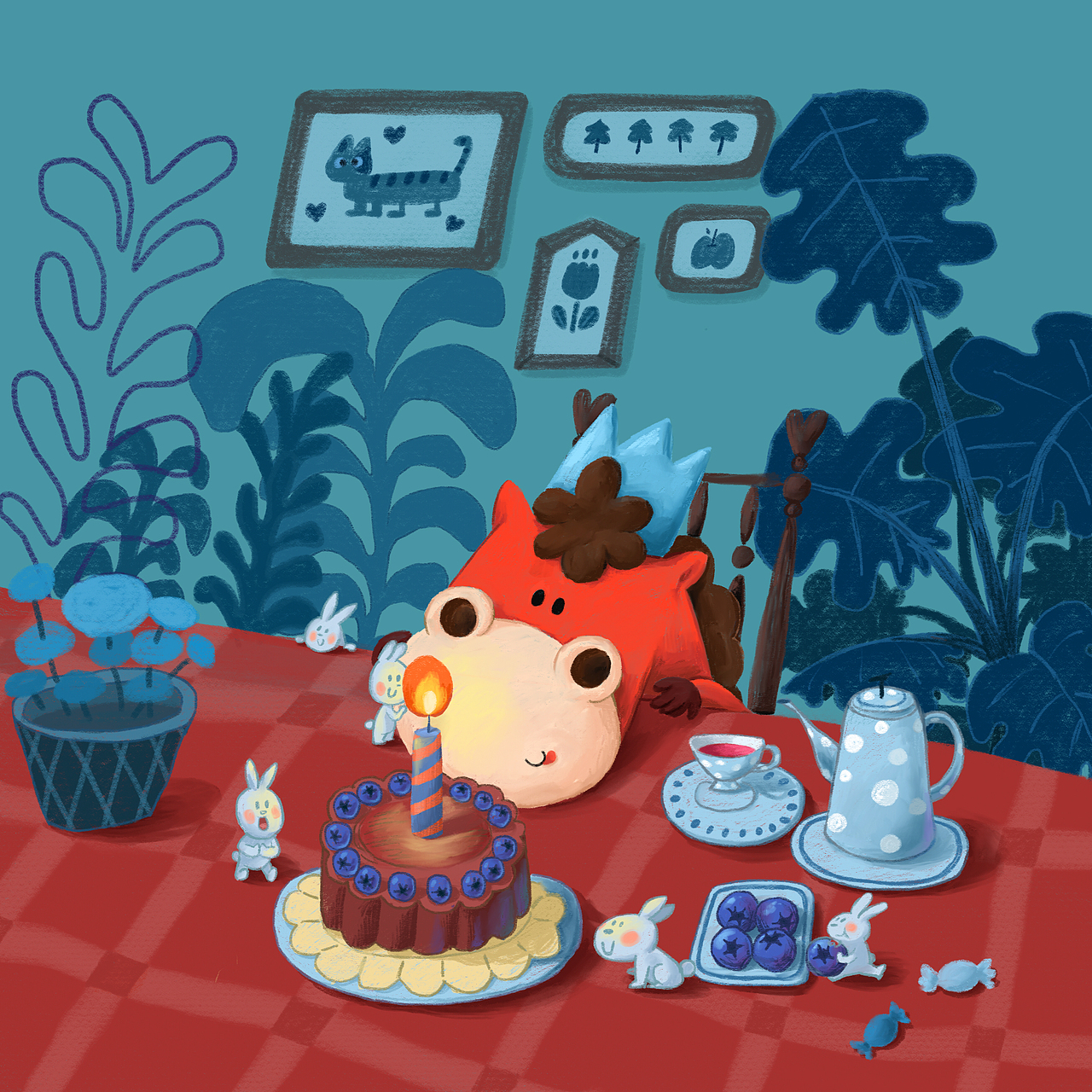 小马日常之生日篇（图ZMzY3NjcxMzcy） - 艺术插画 - 站酷设计师吕小马原创素材 - 站酷ZCOOL