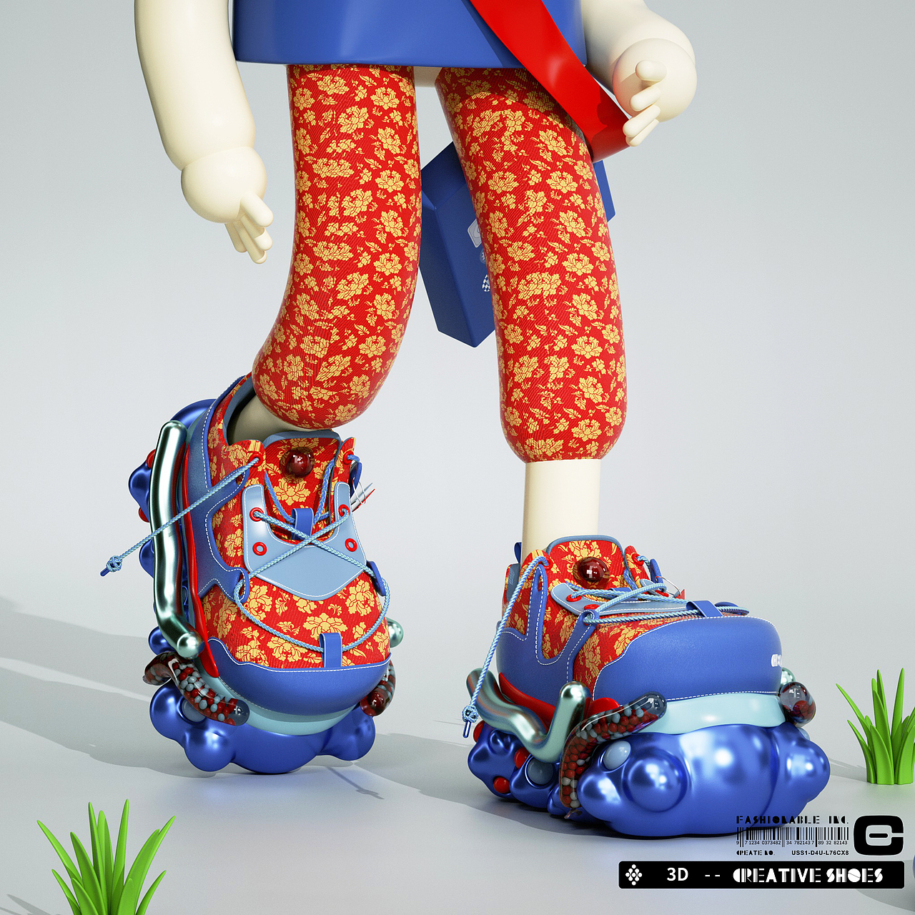 3D创意概念鞋（图ZMzE0OTE3MDg0） - 其他三维 - 站酷设计师阿池吖原创素材 - 站酷ZCOOL