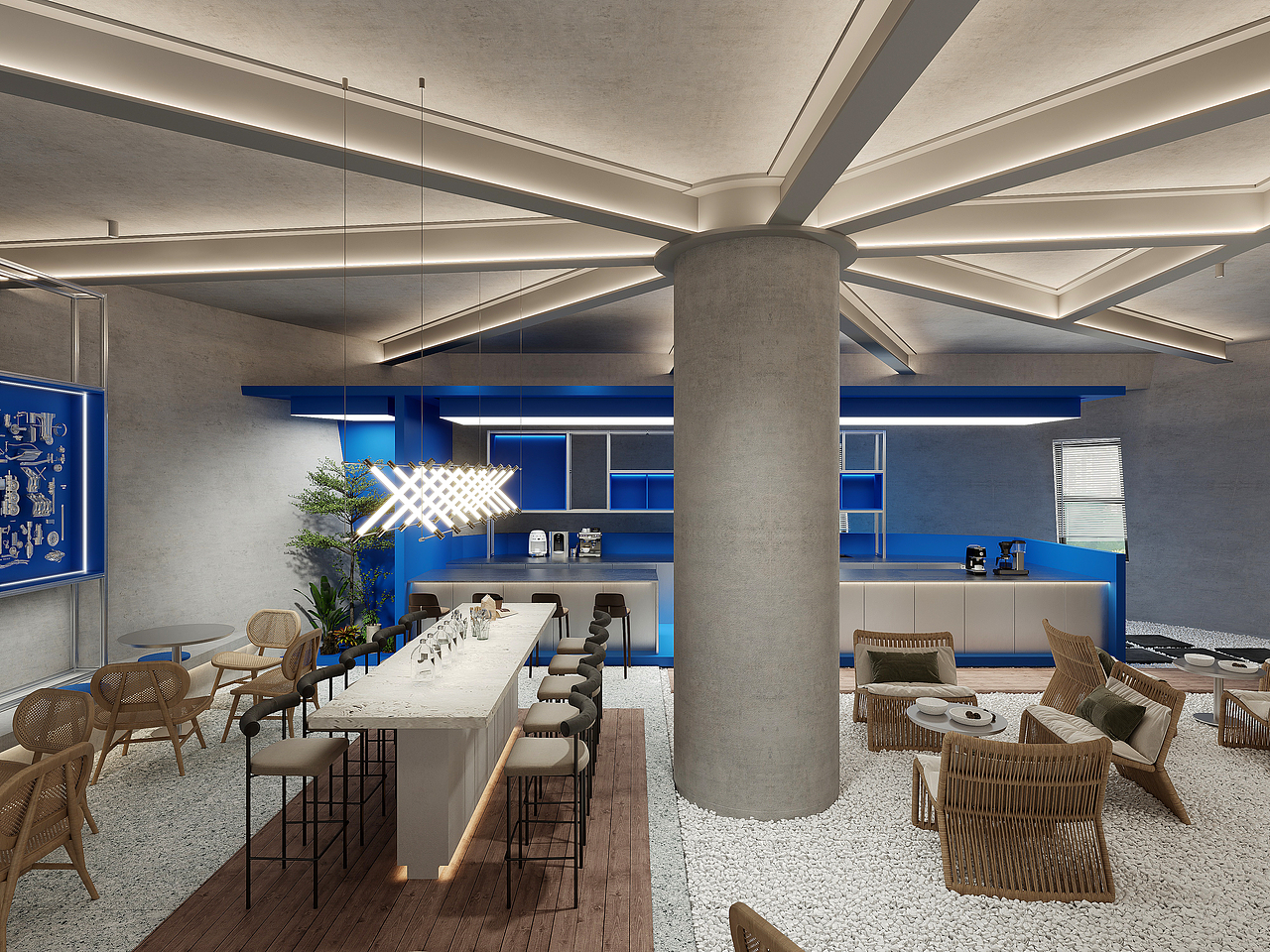 咖啡厅渲染（图ZMzYzMDU5OTY4） - 酒店餐饮设计 - 站酷设计师柳州陈小龙原创素材 - 站酷ZCOOL
