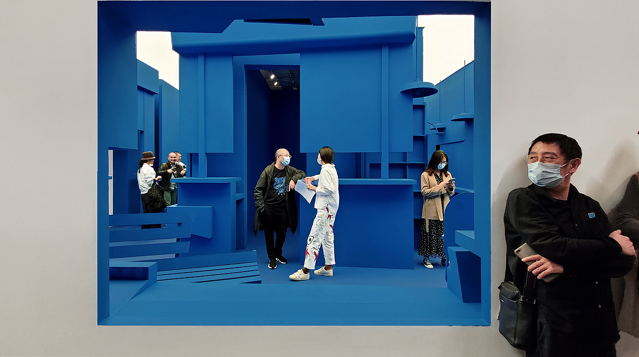 “九层塔”政纯办个展展览空间设计