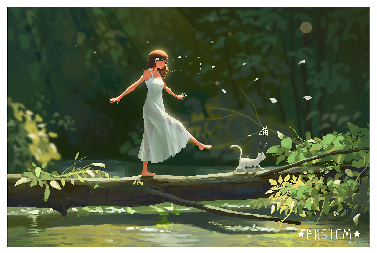 FR治愈插画-花瓣（图ZMzA1MTM2Mzky） - 创作习作 - 站酷设计师FRstem原创素材 - 站酷ZCOOL