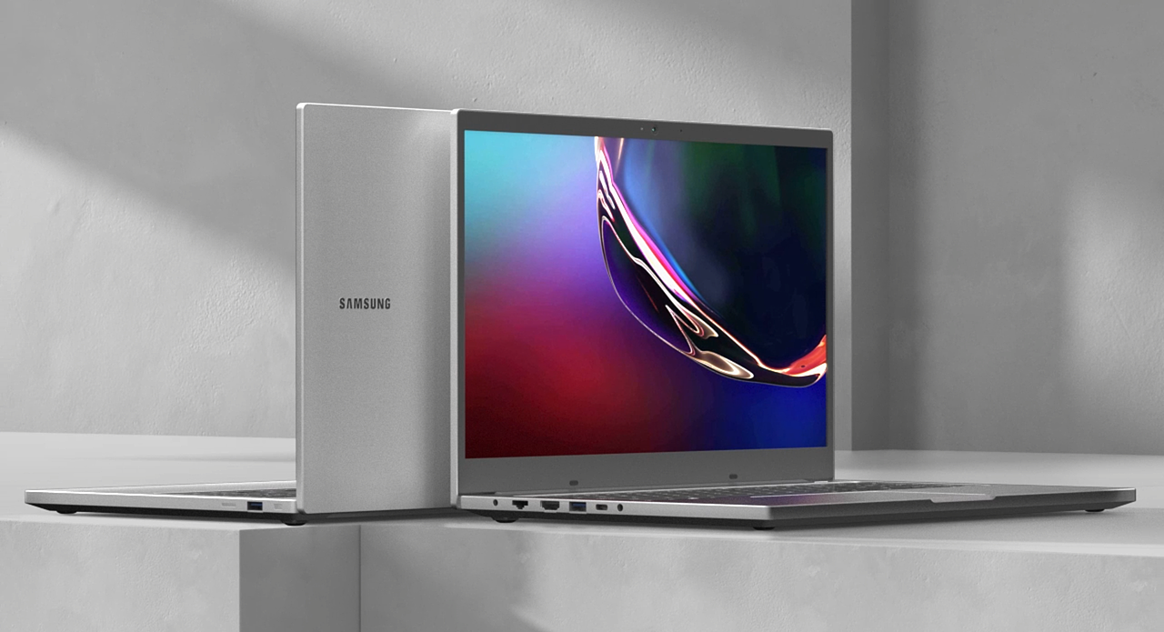 三星笔记本广告临摹