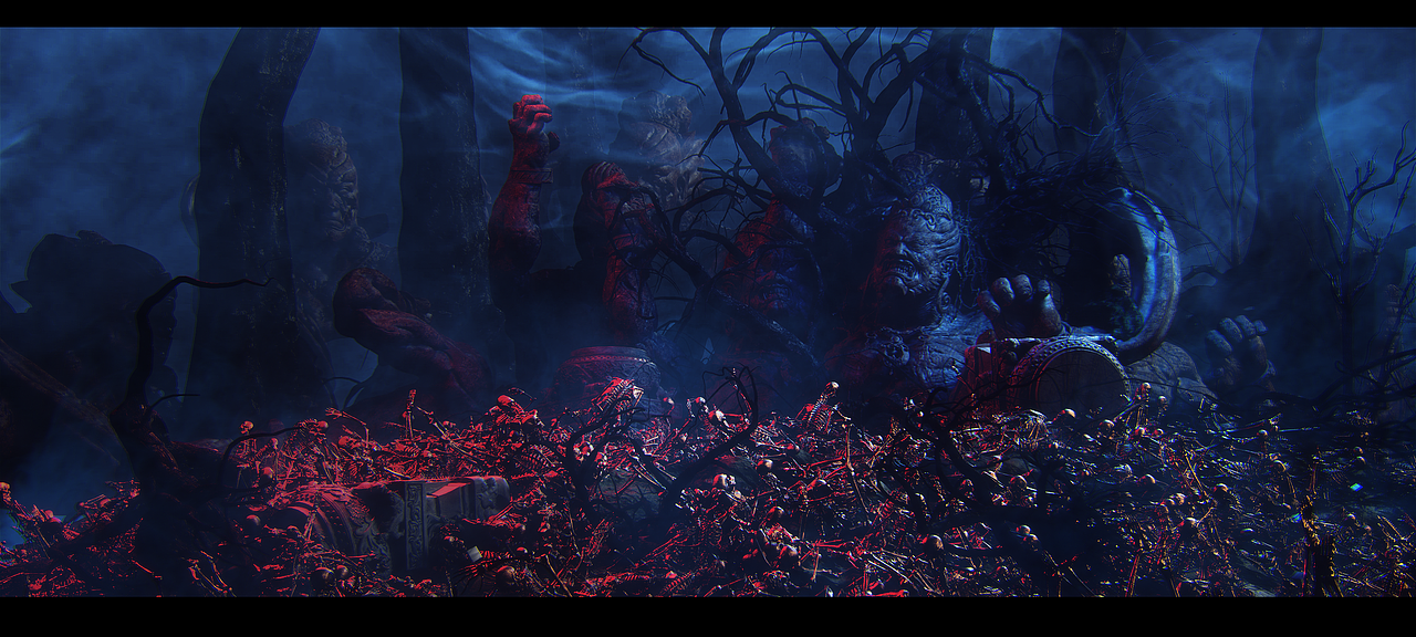 致敬鬼吹灯（图ZMzAxMzM3NTY4） - 设定/分镜 - 站酷设计师疯狂练习小哥原创素材 - 站酷ZCOOL