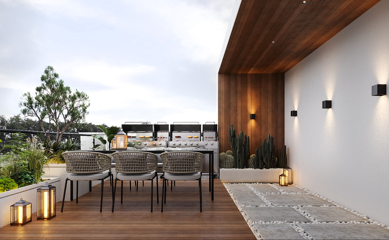 现代暗黑系别墅（图ZMzU5MTI3ODg0） - 建筑设计 - 站酷设计师是丽丽啊wink原创素材 - 站酷ZCOOL