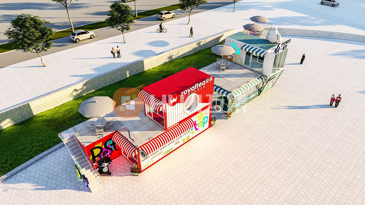 互集案例|湖北武汉保利广场集装箱商业街（图ZMzEzNDg0ODA4） - 建筑设计 - 站酷设计师HUJI互集原创素材 - 站酷ZCOOL