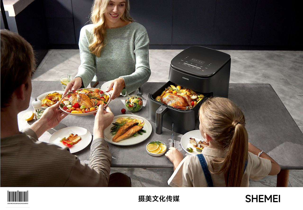 跨境电商空气炸锅+美食场景营销（图ZMzYzMzgwNTc2） - 美食摄影 - 站酷设计师摄美文化传媒原创素材 - 站酷ZCOOL