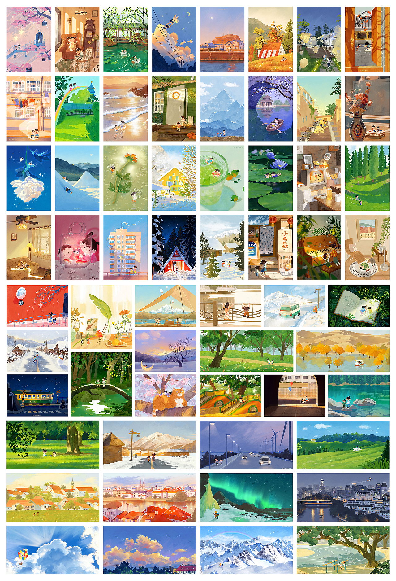 有我陪你长大/60天色彩速涂（图ZMzA0Nzg5ODYw） - 创作习作 - 站酷设计师豆丁洋原创素材 - 站酷ZCOOL