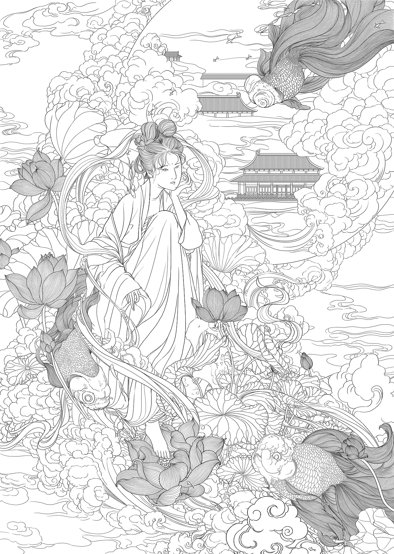 【去年】一些线稿整理（图ZMzY0Mzg5MTc2） - 创作习作 - 站酷设计师守恒原创素材 - 站酷ZCOOL