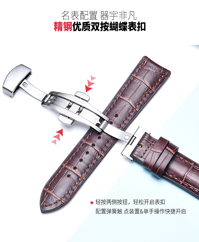 牛皮表带拍摄详情页设计