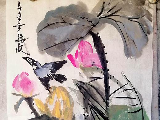 孙恺花鸟国画-宏盛国院-纯手绘书画