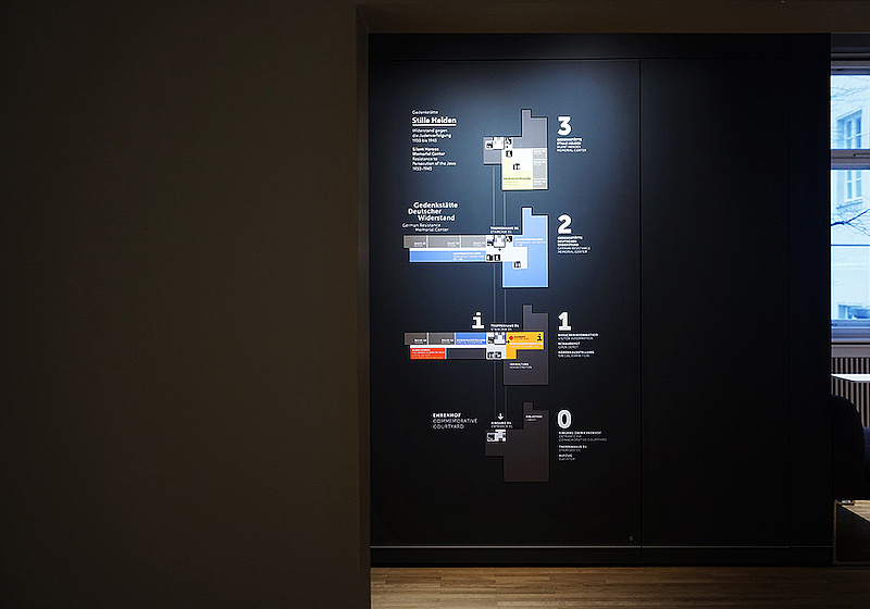 展厅,荣誉庭院和一系列配套设施,braun engels公司受邀为其进行导视