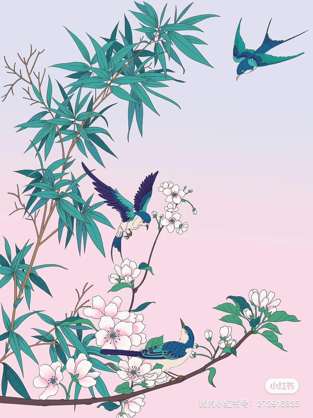 国风节气-春分（图ZMzM0NjUzNDEy） - 艺术插画 - 站酷设计师王然君原创素材 - 站酷ZCOOL