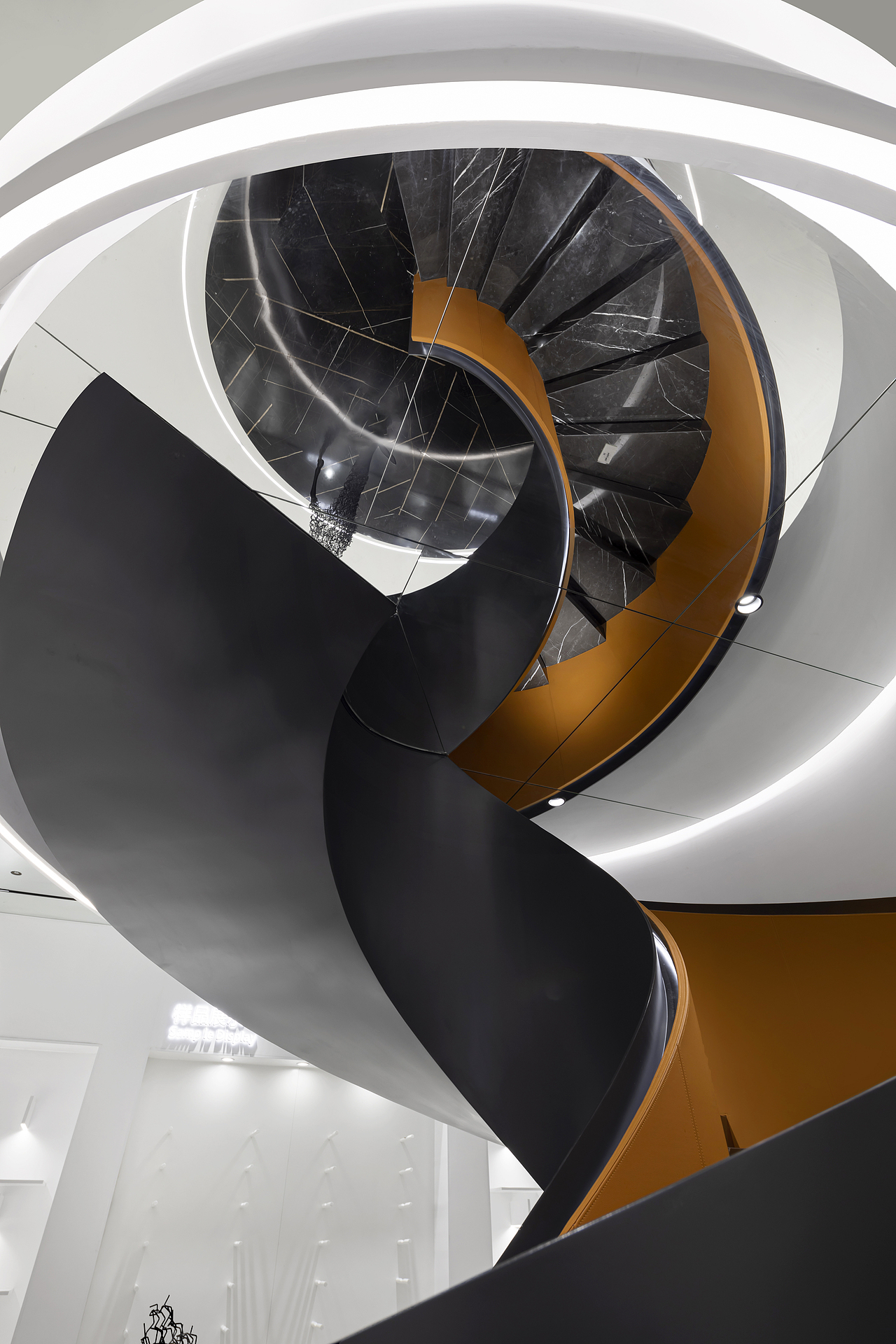 美锦墅楼梯展厅（图ZMjgzMDQ1MDY0） - 商业空间设计 - 站酷设计师原一空间原创素材 - 站酷ZCOOL