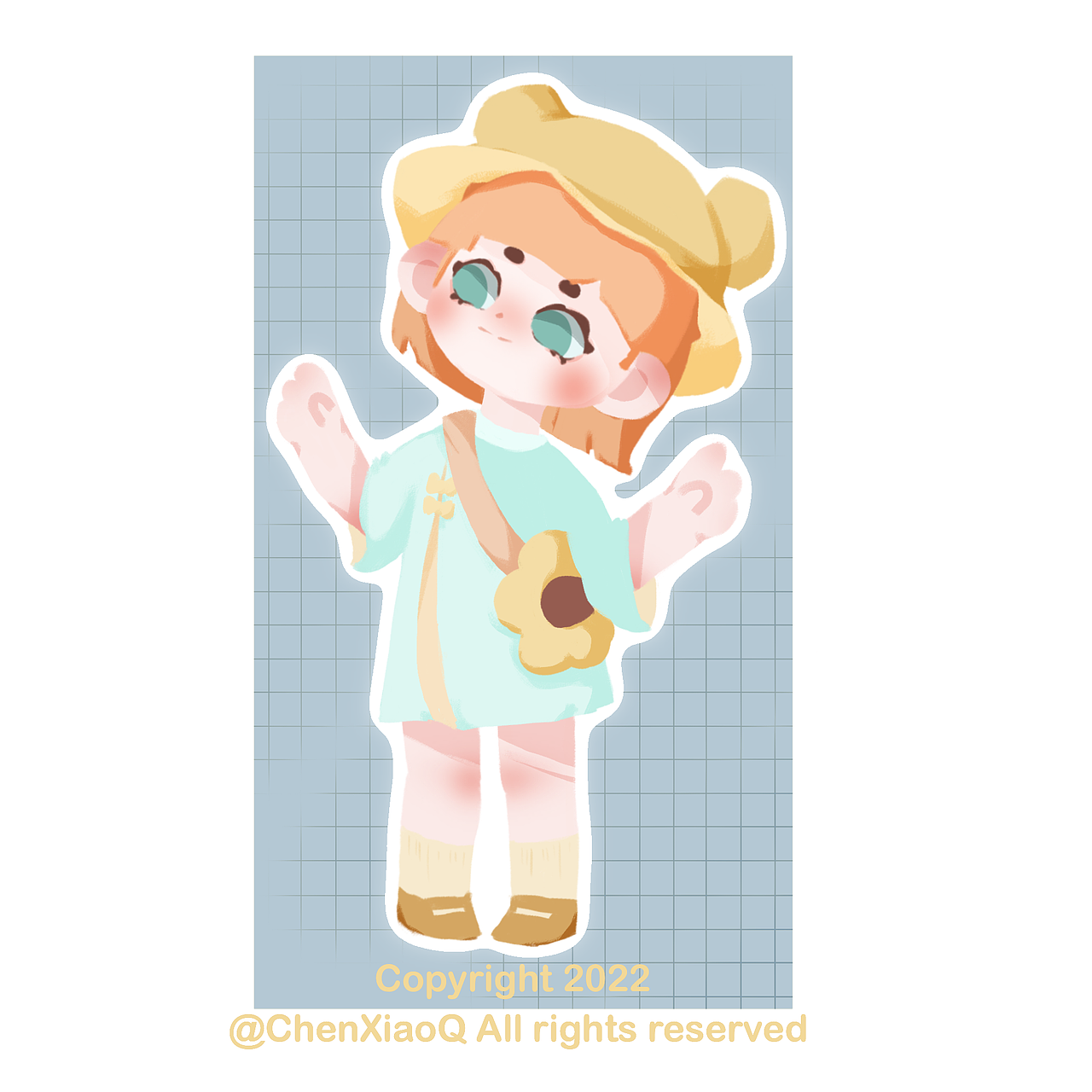 Q版角色｜春日合集（圖ZMjk0OTUxODky） - 兒童插畫 - 站酷設(shè)計(jì)師陳小柒_CXQ原創(chuàng)素材 - 站酷ZCOOL