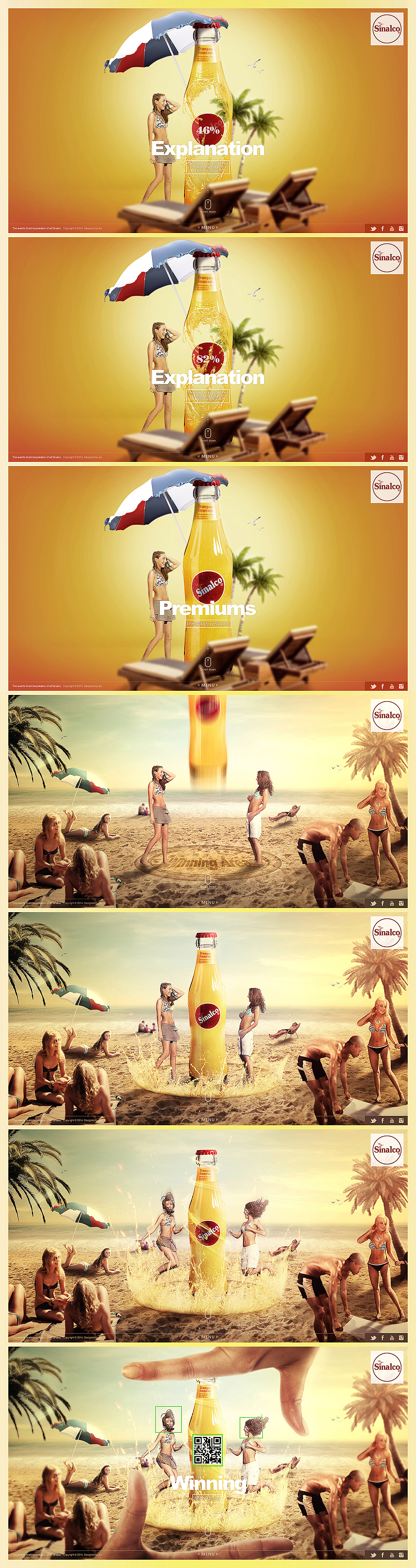 【饮料推广·互动广告】 × 张栋夫（图ZMTU1MjYwMjg=） - 运营设计 - 站酷设计师张详情电商全案原创素材 - 站酷ZCOOL