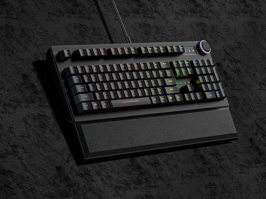 c4d机械键盘渲染图,日常练习图16