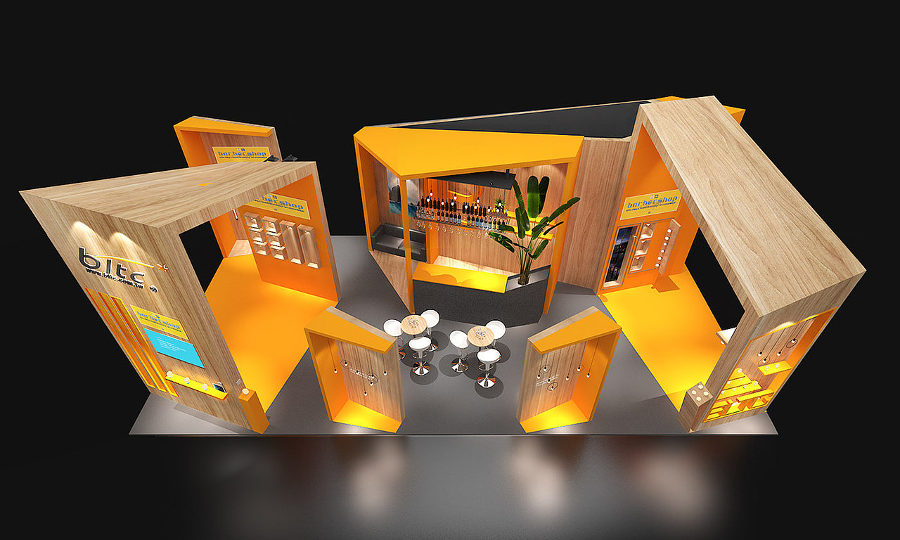 展会设计,3d效果图设计