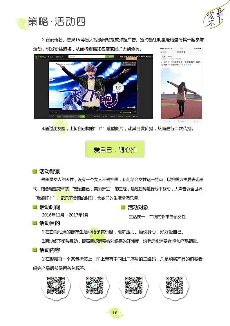 《爱嘉不+缇嘉花草茶营销策划案》