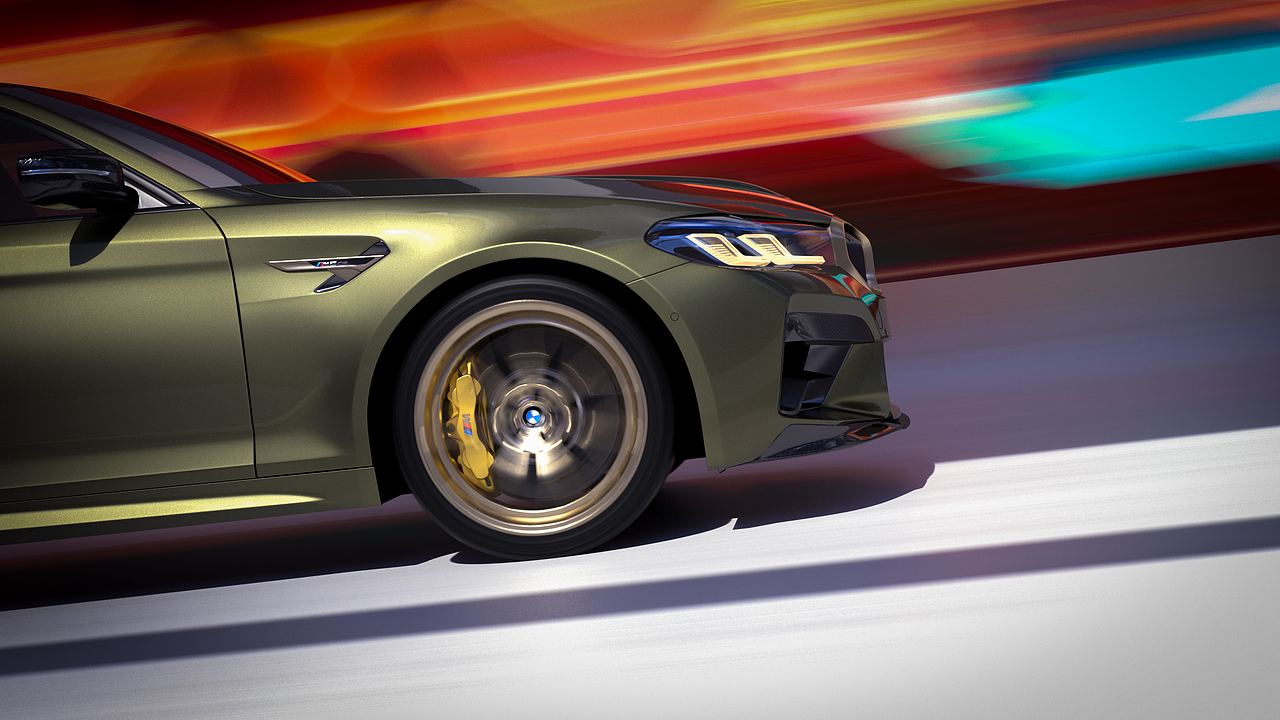 BMW M5CS 2022 CGI（图ZMjgxMjEwMDQ0） - 机械/交通 - 站酷设计师今天作业有点多原创素材 - 站酷ZCOOL