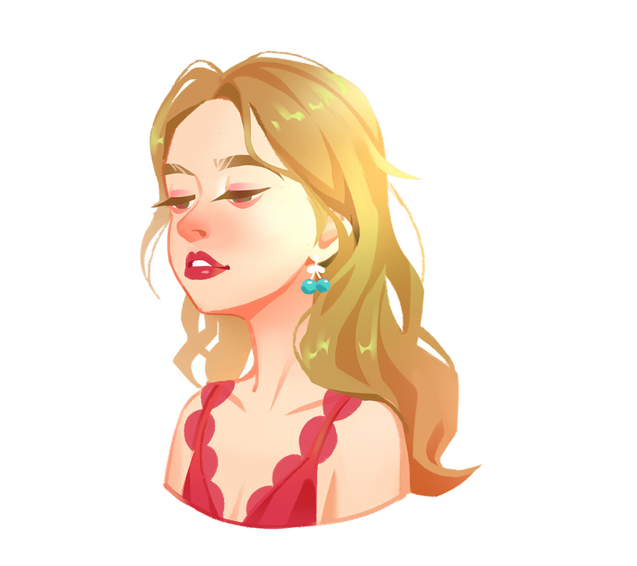 学生作品分享,一组很棒的欧美风小头像