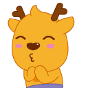 小鹿叮叮卡通表情设计（图ZMjY4NTgxNjg=） - 网络表情 - 站酷设计师fasterman原创素材 - 站酷ZCOOL