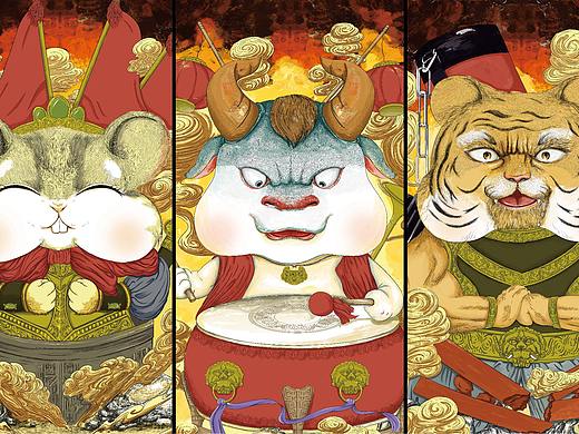 生肖第一弹（个人主页-ZNTAwODA2NTI=） - 商业插画 - 站酷设计师包包爱画画原创素材 - 站酷ZCOOL