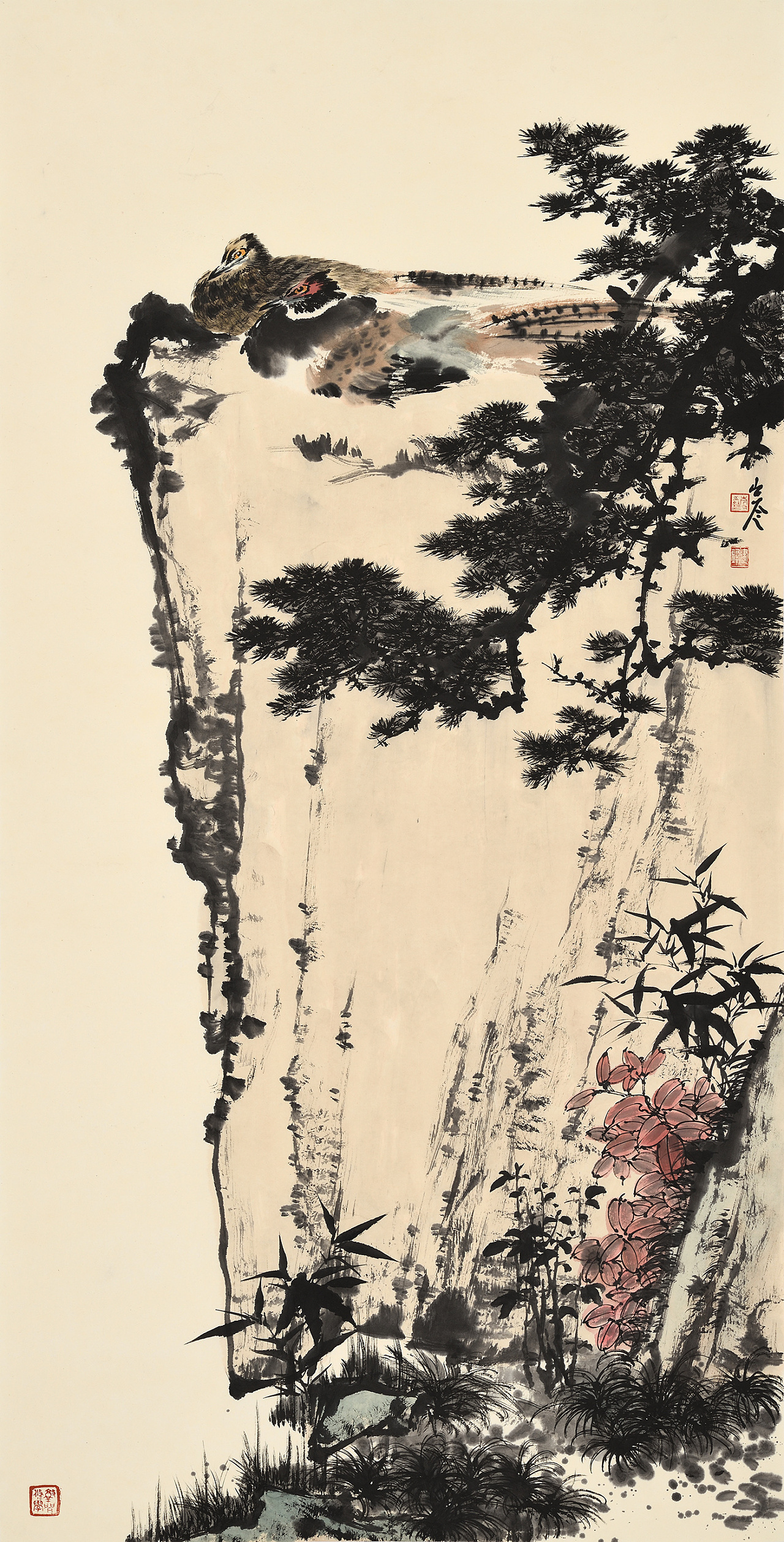 中国美术家协会会员岑今花鸟画欣赏