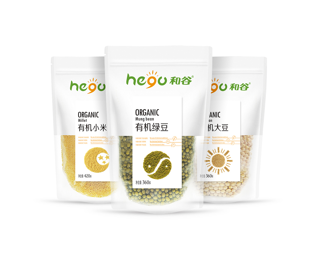 和谷 有机杂粮包装设计