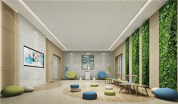 重庆口腔医院装修设计公司/口腔医院设计效果图/鼎庭装饰